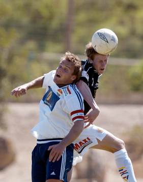Strömgodset - Trelleborg: Douglas Andersson i nickduell
