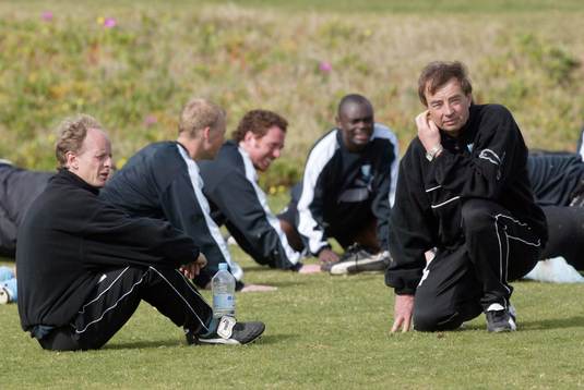 Anders Palmér och Tom Prahl, tränare Malmö FF