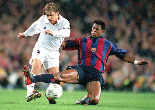 Michel, Real Madrid och Patrick Kluivert, Barcelona
