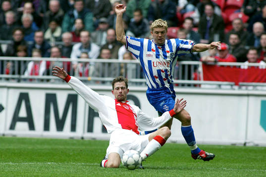 André Bergdölmo, Ajax och Marcus Allbäck, Heerenveen
