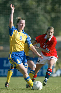 Fotboll, flick, Sverige, F19, Norge - Sverige, Nilla