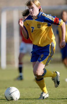 Fotboll, flick, Sverige, F19, Madelene Göras, Sverige