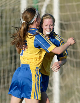 Fotboll, flick, Sverige, F19, Anna Mörstam och Lotta