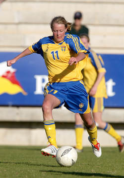 Fotboll, flick, Sverige, F19, Josefin Öqvist, Sverige