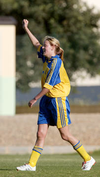 Fotboll, flick, Sverige, F19, Josefin Öqvist, Sverige,