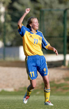 Fotboll, flick, Sverige, F19, Josefin Öqvist, Sverige,