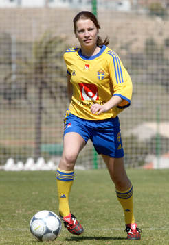 Fotboll, flick, Sverige, F19, Anna Hedström, Sverige