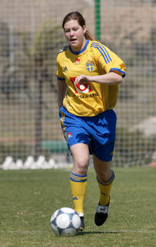 Fotboll, flick, Sverige, F19, Maria Westerblad, Sverige