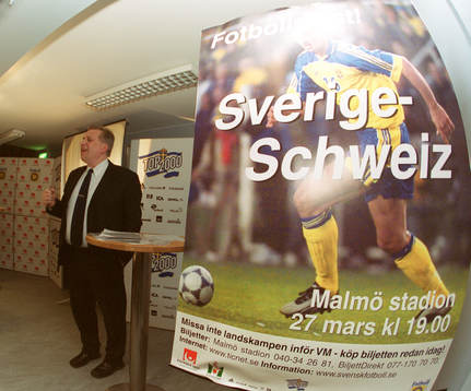 Inför träningsmatcherna mot Schweiz höll Tommy