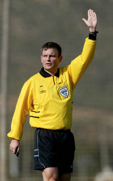 Fotboll La Manga Leif Sundell, domare