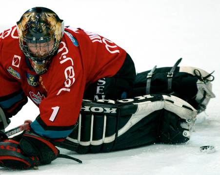 Patrik Carnbäck, Frölunda kvitteringspuck. Pucken går