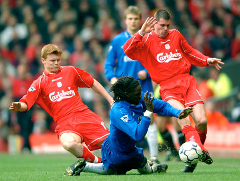 Mario Stanic, Chelsea utmanas av John Arne Riise och Jamie