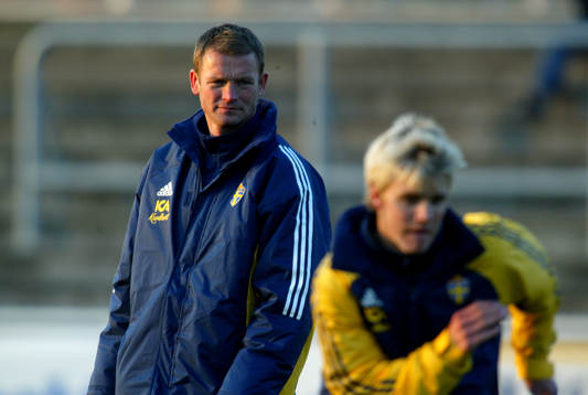 Fotboll U21, Sverige, Förbundskapten Torbjörn Nilsson och