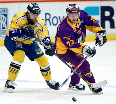Per Gustavfssonm HV71 och Mats Trygg, Färjestad