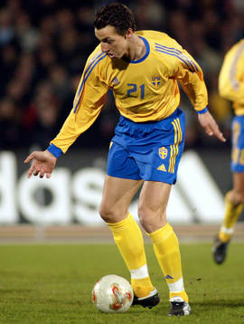 Sverige - Schweiz: Zlatan Ibrahimovic, Sverige