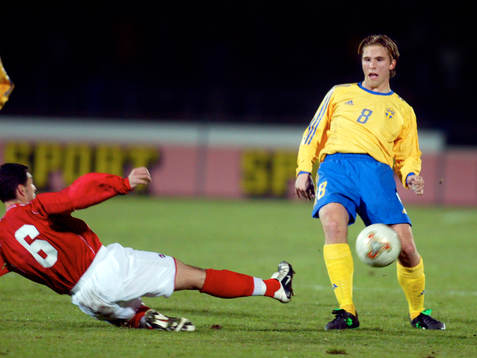 Anders Svensson, Sverige och Fabio Celestini,  Sverige