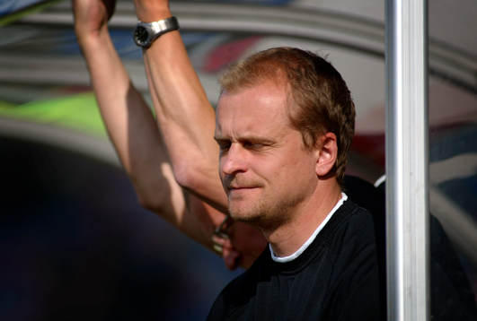 Jonas Thern, tränare Halmstads BK, depp