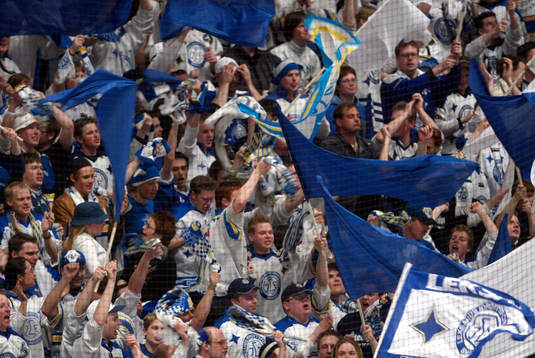 Leksandklacken vann matchen på läktaren