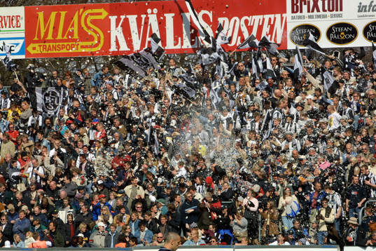 Fotboll, Allsvenskan, Landskrona Bois, heja-klack,