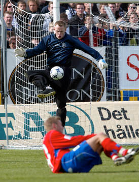 Mats Svensson, målvakt, Landskrona