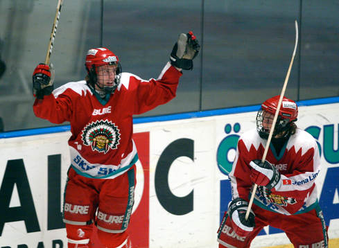 Fredrik Johansson gjorde 1-0 till Frölunda