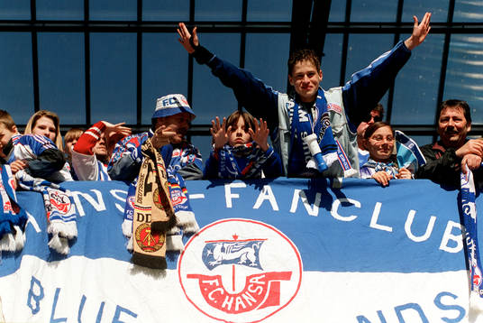 Fotboll, tysk, supporter, Hansa Rostock
