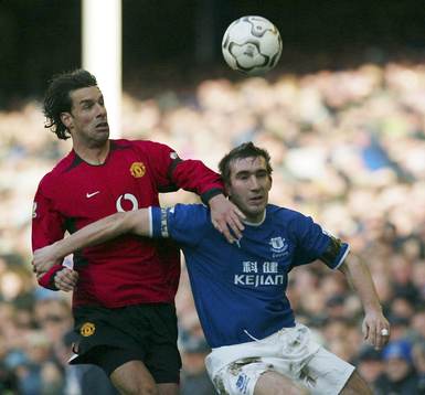 Fotboll, engelsk, FA Barclaycard Premiership, Everton -