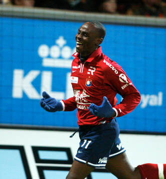 Christian Hemberg gjorde Örgrytes 1-1 mål