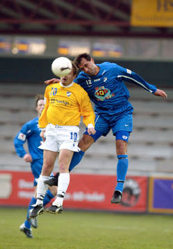 Magnus Eriksson, IFK Malmö och Goran Jevtic, Öster. Nick,