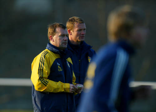 Fotboll U21, Sverige, Förbundskapten Torbjörn Nilsson och