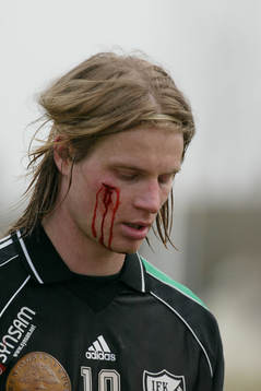 Fotboll, Fredrik "Hana" Andersson, IFK Hässleholm, har