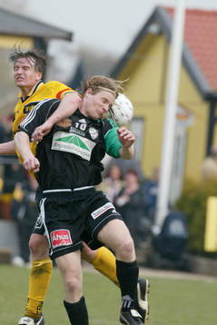 Här får Fredrik Andersson (Fredrik Hana Andersson), IFK
