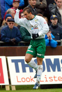 Fotboll, Allsvenskan, Kennedy Bakircioglü, Hammarby, jubel