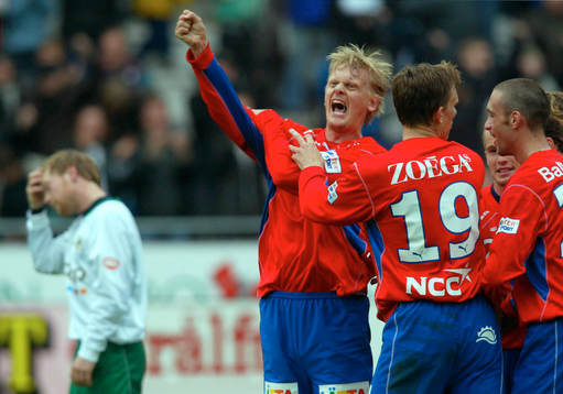 Ulrik Jansson, vrålar ut sin glädje