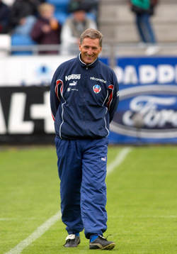 Fotboll, Allsvenskan,  nöjd Sören Cratz, tränare