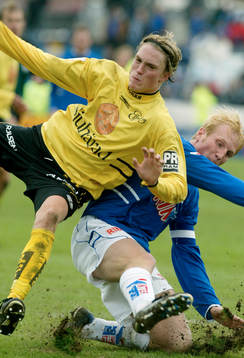 Lars Nilsson, Elfsborg i en duell med Petter Hansson,