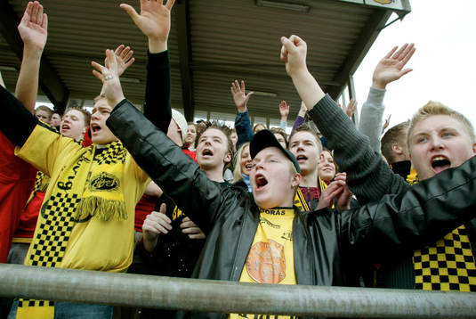"Guliganerna" Elfsborgs hejarklack, supporter