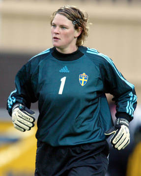 Fotboll. Dam. Caroline Jönsson, Sverige