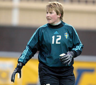 Fotboll. Dam. Ulrika Karlsson, Sverige
