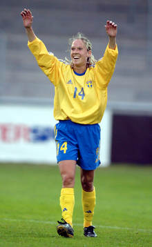 Fotboll. Dam. Linda Fagerström, Sverige