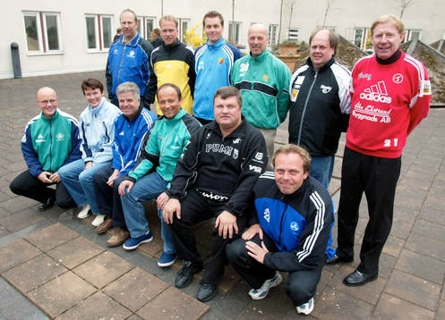 Bakre raden fr.v: Birger Grahn, Alvik, Per Widén,