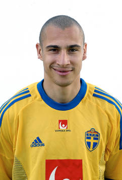 Fotboll, porträtt, Henrik Larsson (Henke Larsson), Sverige