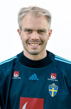 Fotboll, porträtt, Magnus Kihlstedt, Sverige