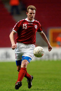 Fotboll, landskamp, Jan Michaelsen, Danmark