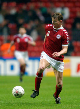 Fotboll, landskamp, Jon Dahl Tomasson, Danmark