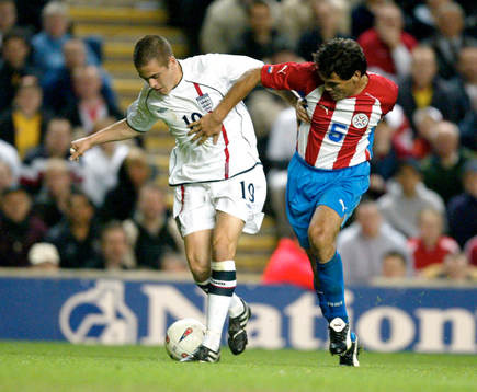 Joe Cole och Celso Ayala