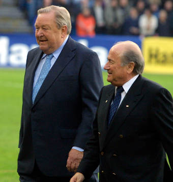 Fotboll, Lennart Johansson och Sepp Blatter