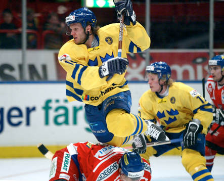 Nils Ekman gör 4-2 målet