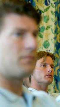 Brian Steen Nielsen, bakom Michael Laudrup