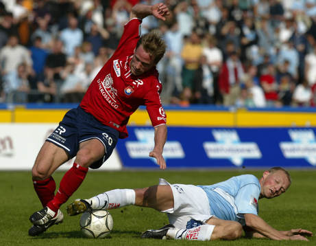 Jörgen Ohlsson stoppar Martin Ulander